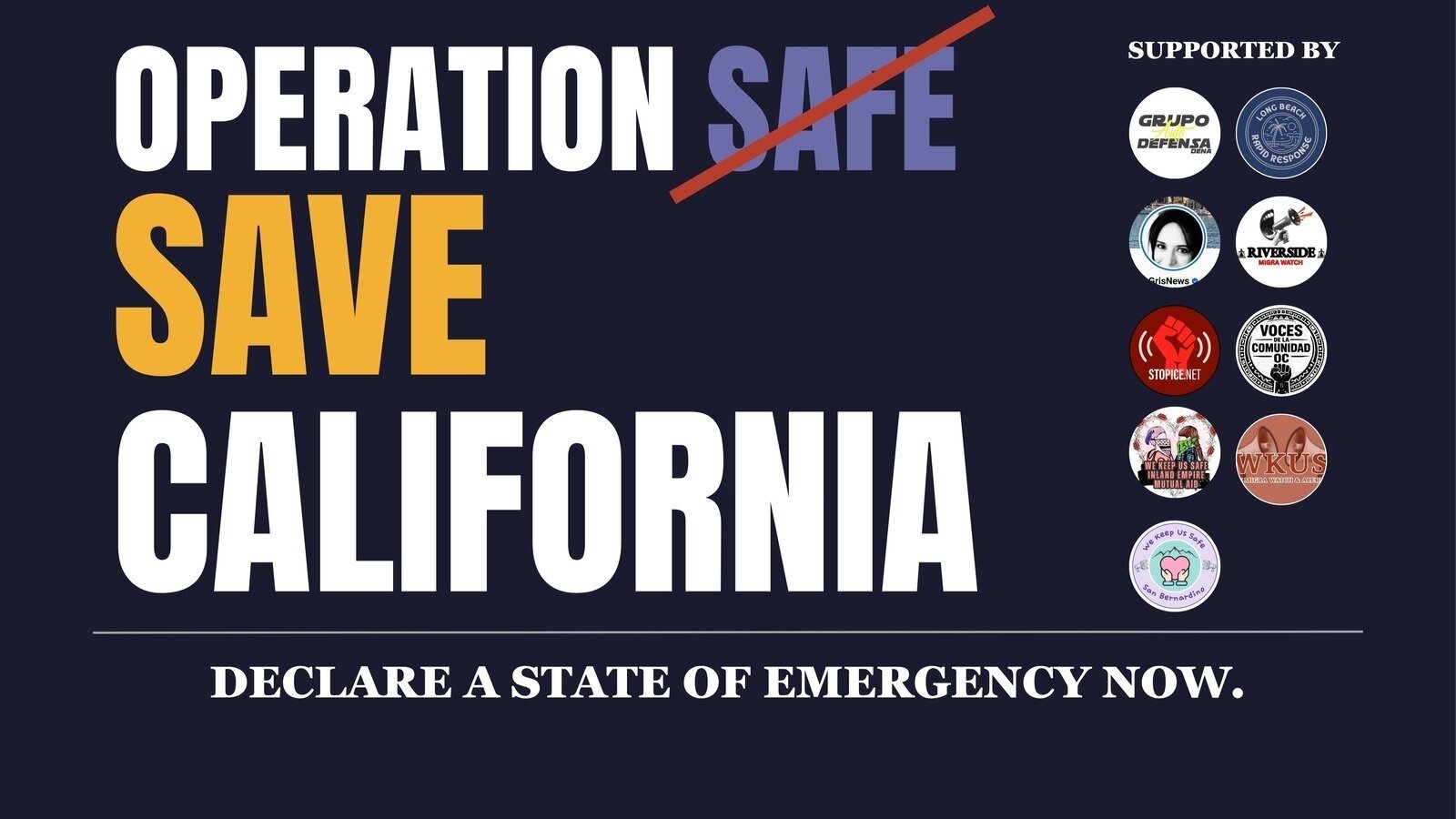 Protect Our Communities, Stand Up for Families